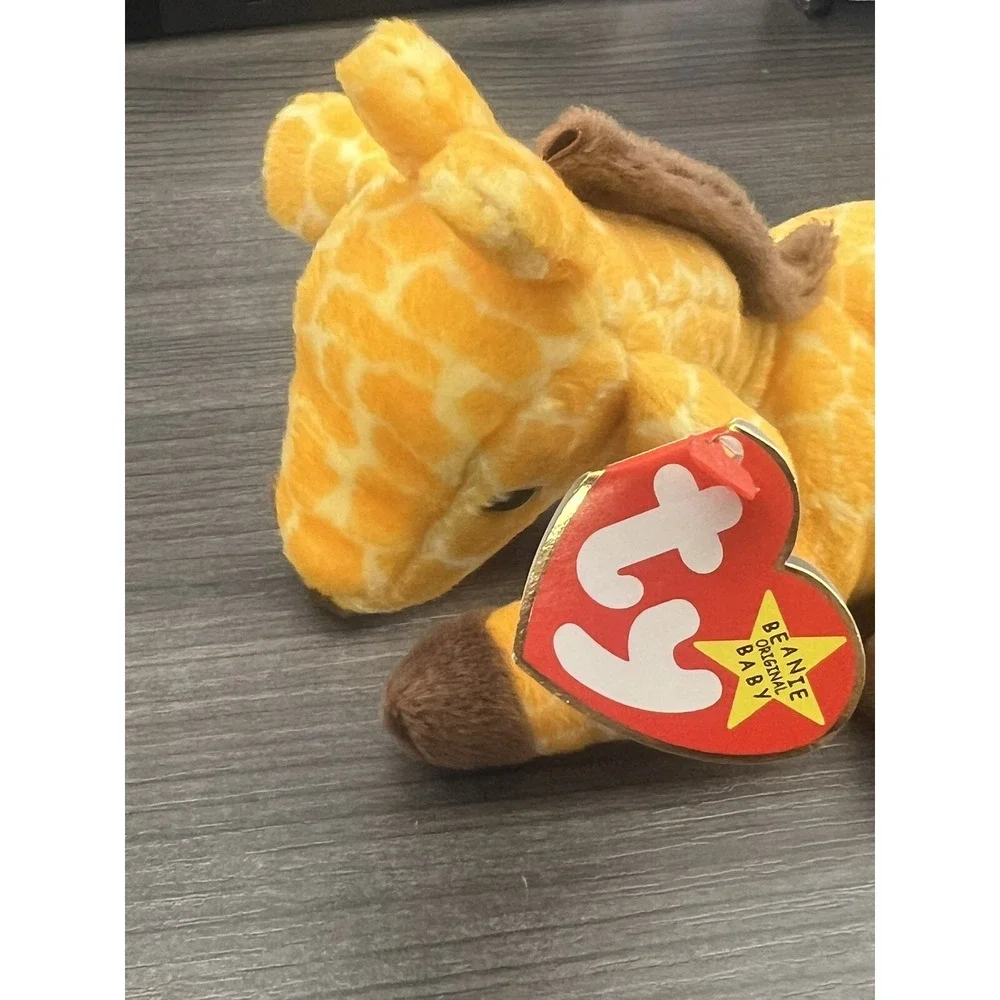 May 19,‎ 1995 Ty Original Beanie Babies TWIGS The Giraffe PVC PELLETS With Tags